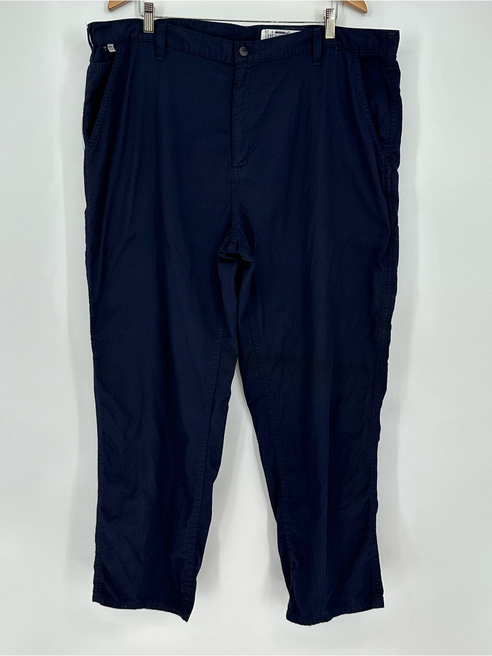 Carhartt FR Mens 44x30 CAT2‎ Lightweight Navy Dungaree 73478-20 Cargo Pants B1